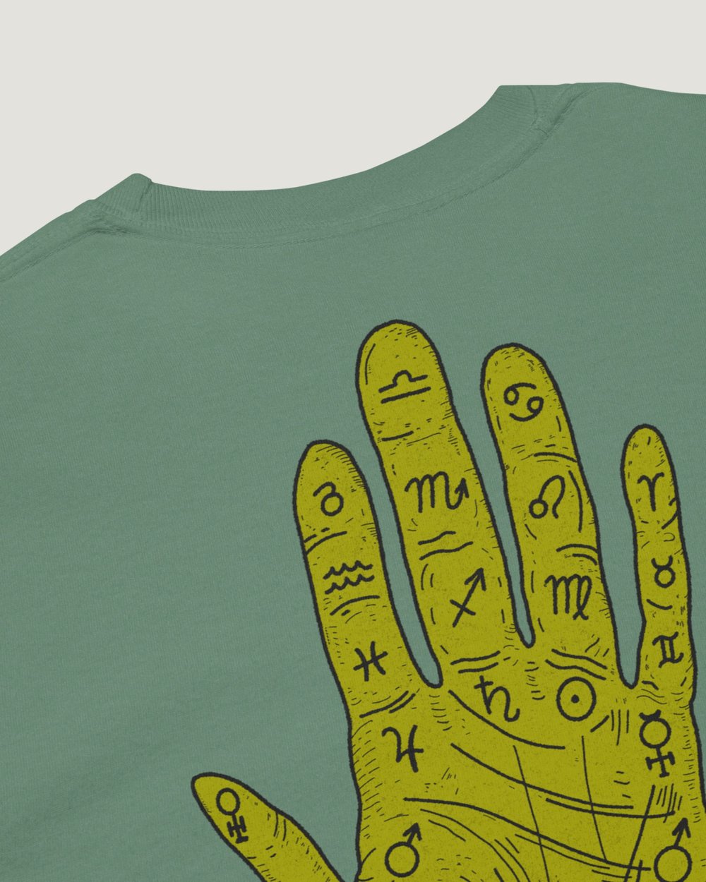 Image of Palmistry Hand Long Sleeve T-Shirt