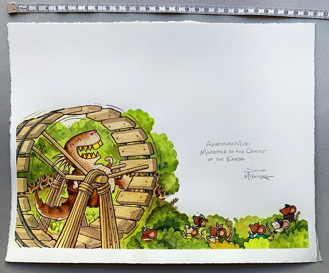 Mousehole to the Centre of the Earth: Happy Hamstersaurus Rex