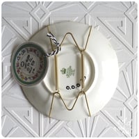 Image 2 of Paint It Black - Hand Painted Vintage plate