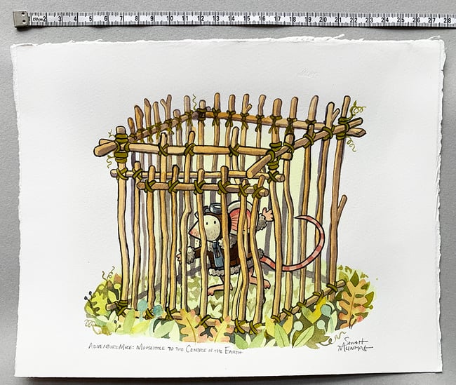 Mousehole to the Centre of the Earth: Fledermaus caught in his own trap