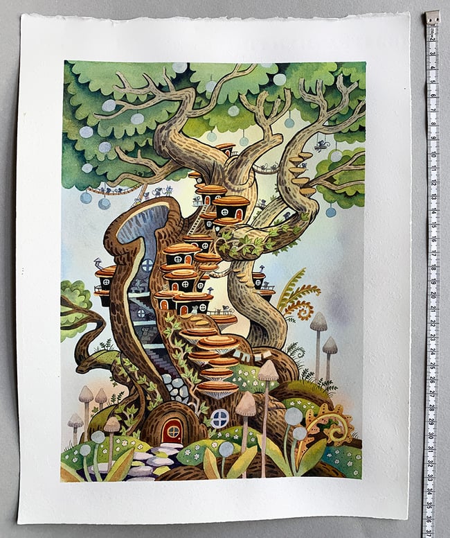 Mousehole to the Centre of the Earth: Fern Cavern Treehouse