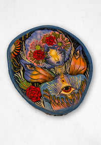 Image 3 of Cleo original on wood 