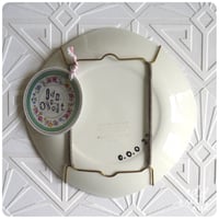 Image 2 of Origami Birds - Hand Painted Vintage Plate