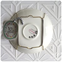 Image 2 of Hooker 4 Life - Hand Painted Vintage Plate