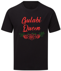 Image 1 of GULABI QUEEN TRIPLE ROSE TSHIRT