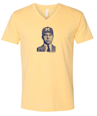 Image 1 of Limited Edition - Michigan "Lucky Luciano" V-neck T-shirt