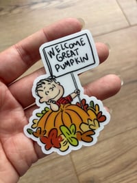 Great Pumpkin CLEAR Sticker