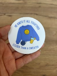 Jesus Sweater Sticker