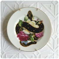 Image 1 of Snake - Hand Painted Vintage Plate