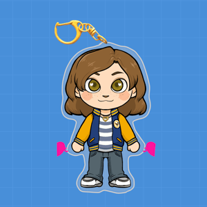 Jackie Shipping Keychain