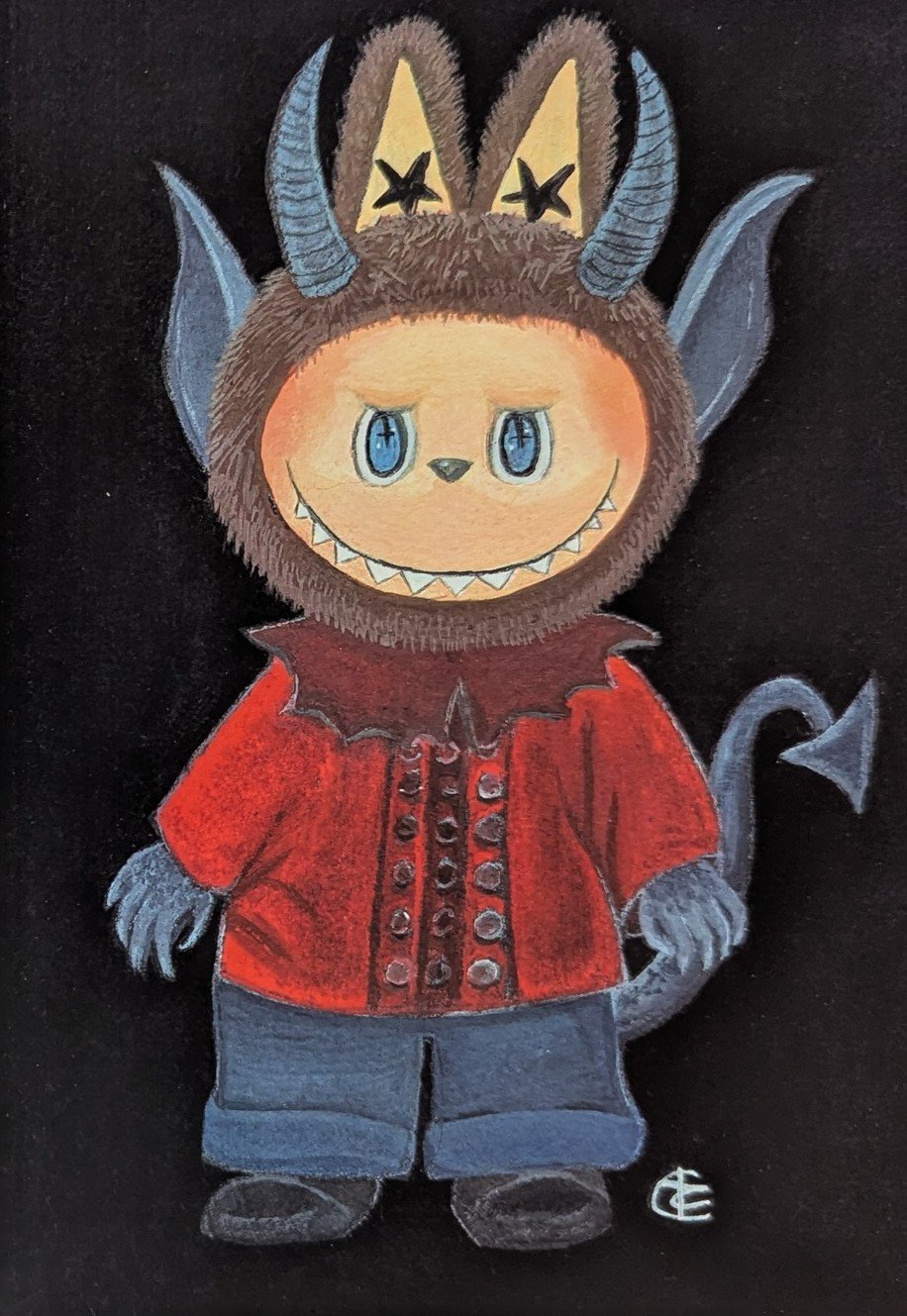 Satanic Labubuzlebub Print