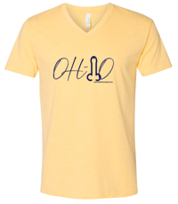 Image 1 of Limited Edition - Michigan "OH-IO" V-neck T-shirt
