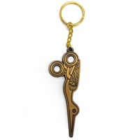 Image 3 of Bird Embroidery Scissors Metal Keychain