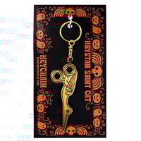 Image 2 of Bird Embroidery Scissors Metal Keychain