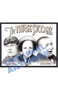 Image 1 of Original Art: The Three Stooges 22x17