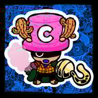 Croc Chop Sticker