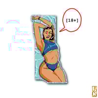 Image 4 of (18+) Lazy Days Pinup Sticker(s)
