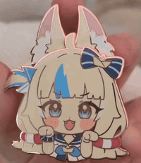 Saba Ear Wiggle Enamel Pin