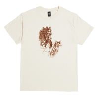 Image 1 of  Warrior Ringer Tee Brown