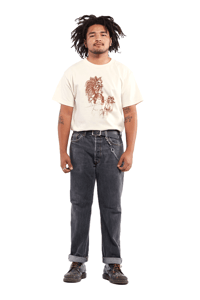 Image 2 of  Warrior Ringer Tee Brown