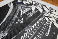 Image 3 of Oumiya Hachiman – Kirie original, papier découpé, plié