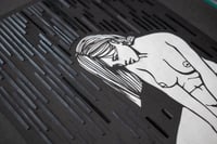 Image 4 of Abime 3 – Kirie original, papier découpé, plié