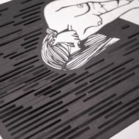 Image 2 of Abime 3 – Kirie original, papier découpé, plié