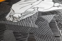 Image 3 of Abime 2 – Kirie original, papier découpé, plié