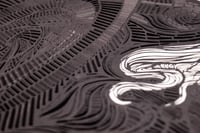 Image 4 of Abime 1 – Kirie original, papier découpé, plié