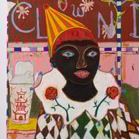 Image 2 of 'Birds, Clowns and Ghosts' - Original Painting