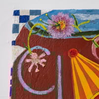 Image 7 of 'Birds, Clowns and Ghosts' - Original Painting