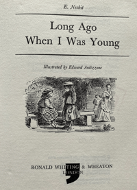 Image 2 of Long Ago When I Was Young by E.Nesbit illustrated by Edward Ardizzone