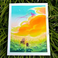 Image 1 of kite watching [riso print]