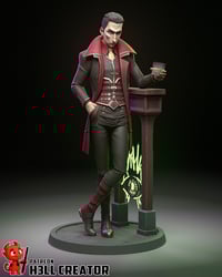 Image 3 of Silco - Arcane League of Legends Fan Art Statue and Bust 