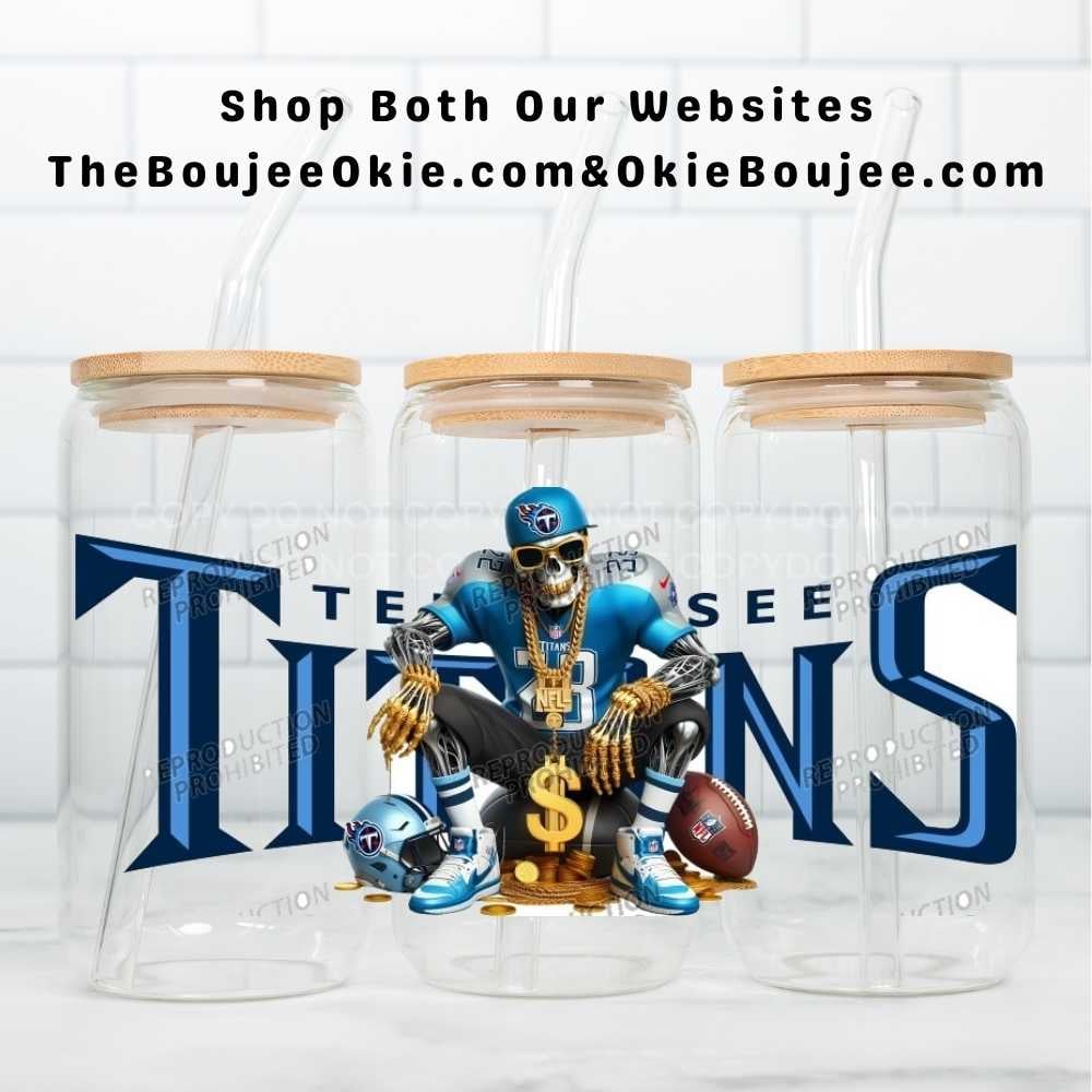 Image of Tennessee Titans Football Uv Dtf Wrap Choice of 2  