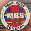 Mainline 40th Anniversary pin badge 