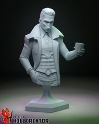 Image 5 of Silco - Arcane League of Legends Fan Art Statue and Bust 