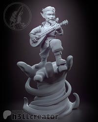 Image 1 of Scanlan - Vox Machina Fan Art Statue and Bust 