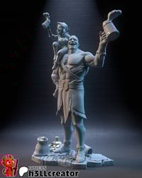 Image 1 of Grog and Pike - Vox Machina Fan Art Statue and Bust 