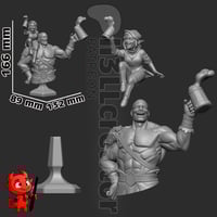 Image 5 of Grog and Pike - Vox Machina Fan Art Statue and Bust 