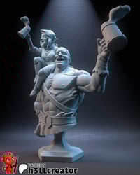 Image 4 of Grog and Pike - Vox Machina Fan Art Statue and Bust 