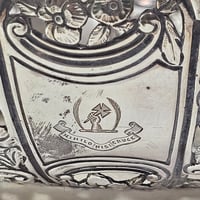 Image 5 of Large Antique Irish Sterling Silver Dish, West & Son, Dublin 1897