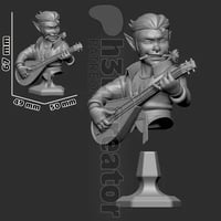 Image 5 of Scanlan - Vox Machina Fan Art Statue and Bust 