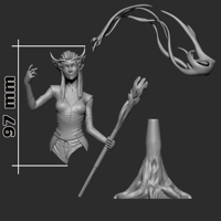 Image 5 of Keyleth - Vox Machina Fan Art Statue and Bust 