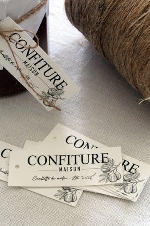 Image of Etiquette décorative pour bocaux confiture