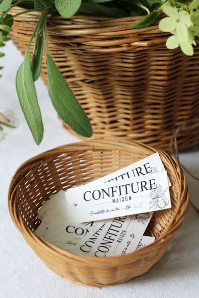 Image of Etiquette décorative pour bocaux confiture