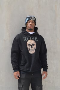 Image 4 of SKULL HOODED PULLOVER