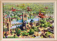 Image 2 of Carl Paul "Fly Past, Red Arrows, Lincoln Cathedral"
