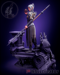 Image 3 of Shadowheart - Baldur's Gate 3 Fan Art Statue and Bust 
