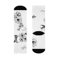 Image 2 of "Tzipor IV" Designer Crew Socks